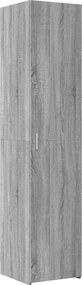 vidaXL Ντουλάπι Αποθήκευσης Στενό Δρυς 40x42,5x225 εκ. Επεξεργ. Ξύλο