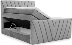 Επενδυμένο κρεβάτι Alba-Gkri Anoixto-140 x 200