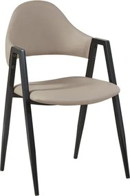 Πολυθρόνα Delos PU-Cappuccino (2) τεμάχια