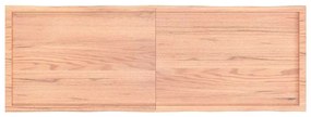 vidaXL Επιφ Τραπεζιού Αν Καφέ 180x60x(2-4)εκ.Ακατέργ. Μασίφ Ξύλο Δρυός