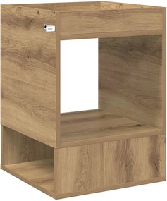 vidaXL End Table Artisan Oak 40 x 40 x 56 εκ. Επεξεργασμένο ξύλο