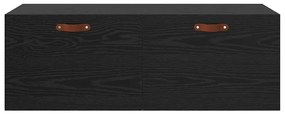 vidaXL Ντουλάπα Τοίχου Επιτοίχιο Μαύρη δρυς 100 x 36.5 x 35 cm