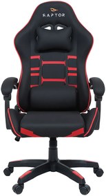 Καρέκλα Gaming Raptor Inferno-Kokkino