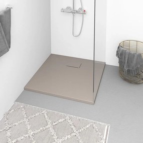 vidaXL Βάση Ντουζιέρας Καφέ 80 x 80 εκ. από SMC
