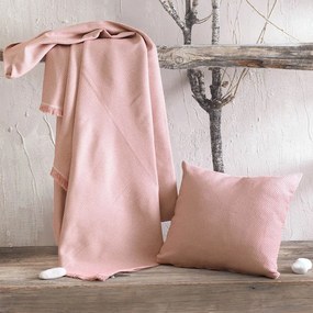 Ριχτάρι Utopia Pink Ρυθμός Four-Seater 180x330cm Cotton-Polyester