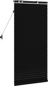vidaXL Βενετσιάνικη Σκίαση Μαύρο 60 x 130 cm 35 mm