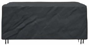 vidaXL Κάλυμμα επίπλων εξωτερικού χώρου Μαύρο 220 x 150 x 85 εκ. 420D