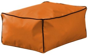 Πουφ Σκαμπό Cube Orange 70Χ50
