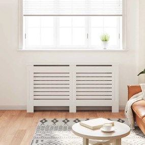 vidaXL Κάλυμμα Καλοριφέρ Λευκό 152 x 19 x 81,5 εκ. από MDF