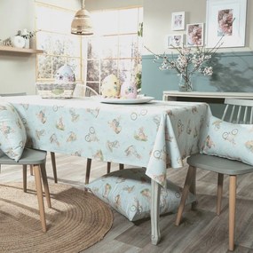 Τραπεζομάντηλο Πασχαλινό Pastel Multi Teoran 135Χ135 Acrylic,Cotton,Polyester