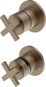 La Torre Elle Cross Antique Brass 38316 - Μικτης εντοιχισμου 2 ή 3 εξοδων