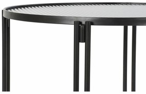Τραπεζάκι Καφέ DKD Home Decor Μέταλλο Κρυστάλλινο 63 x 63 x 46 cm