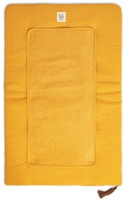 Αλλαξιέρα Βρεφική Μουσελίνα Marigold Mustard Funna Baby 50x80cm Bamboo, Βαμβάκι