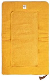 Αλλαξιέρα Βρεφική Μουσελίνα Marigold Mustard Funna Baby 50x80cm Bamboo, Cotton