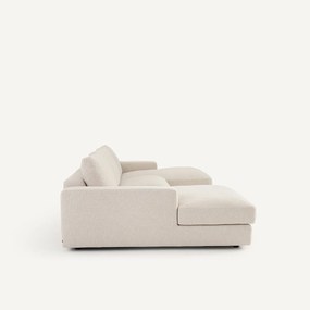 Καναπές 5 θέσεων με ύφασμα bouclette, Skander