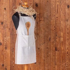 Ποδιά Κουζίνας Pepper Check Saumon Melinen 60x75cm 100% Cotton