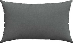 vidaXL Μαξιλάρι Καναπέ 2 pcs Σκούρο Γκρι 50 x 30 cm ύφασμα