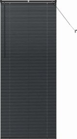 vidaXL Βενετσιάνικες Ρόδες Μαύρο 220 x 85 εκ Αλουμίνιο