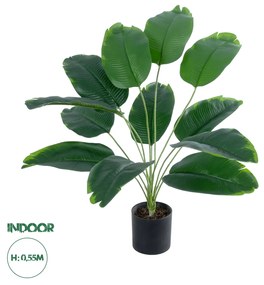 Artificial Garden BANANA PLANT 20927 - Διακοσμητικό Φυτό Μπανανιά Φ70 x Υ55cm