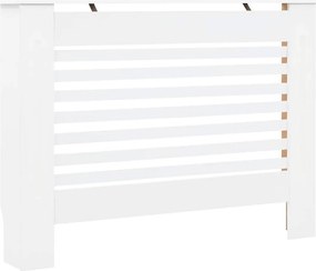 vidaXL Καλύμματα Καλοριφέρ 2 τεμ. Λευκά 112 x 19 x 81,5 εκ. από MDF
