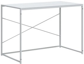 vidaXL Γραφείο Υπολογιστή Λευκό 110 x 60 x 70 εκ. από Επεξ. Ξύλο