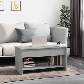 vidaXL Τραπεζάκι Σαλονιού Γκρι Σκυρ. 102x50x52,5 εκ. Επεξεργ. Ξύλο