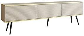 Έπιπλο τηλεόρασης ORO_MDF Μπεζ 175x53x32cm