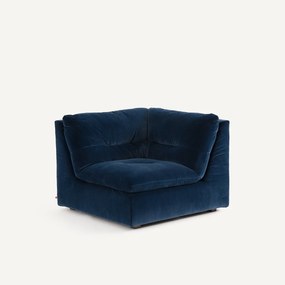 Γωνιακή πολυθρόνα σύνθεσης, βελούδο, Giuliano