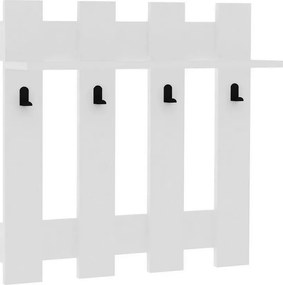 Κρεμάστρα Τοίχου Λευκό CARINA 70x18x70