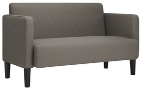 vidaXL καναπές Loveseat ανοιχτό γκρι 109 cm Corduroy ύφασμα