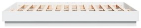vidaXL Πλαίσιο Κρεβατιού με LED Λευκό 120 x 200 εκ.