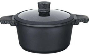 Κατσαρόλα Αντικολλητική Premium Lava 07.70.20 Φ20x10,1cm 2,6lt Black Keystone 20cm Aluminium