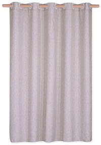 Κουρτίνα Μπάνιου Loving Beige Nef-Nef 180Πx200Υ 180x200cm Πολυέστερ