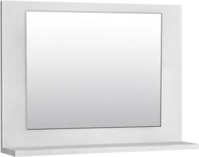 Καθρέπτης μπάνιου Devlin Megapap χρώμα λευκό 60x10x45εκ.