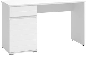 Γραφείο Elan Opaque Λευκό Γυαλιστερό 130x50x76 εκ. 130x50x76 εκ.