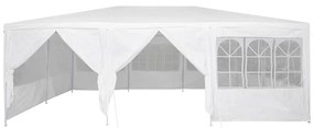 vidaXL Σκηνή Πάρτυ Λευκό 600 x 400 x 266 εκ Πολυαιθυλένιο