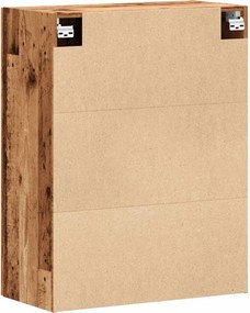 vidaXL Επίτοιχο ντουλάπι Παλιό ξύλο 69,5x34x90 cm