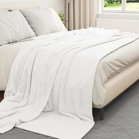 vidaXL Ριχτάρια 6 pcs Λευκό 220 x 240 cm Μαλλί