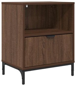 vidaXL Κομοδίνο Καφέ δρυς 49 x 36 x 61 εκ Επεξεργασμένο ξύλο