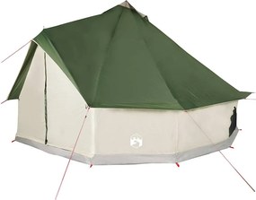 vidaXL Σκηνή Οικογενειακή Tipi 8 Ατόμων Αδιάβροχη Πράσινη
