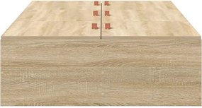 vidaXL Κρεβάτι με αποθηκευτικό χώρο Δρύς Sonoma 90 x 190 cm