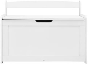 VEVOR Kids Toy Storage Bench Wooden Toy Box Chest 32.68 x 17.91 x 24.02&quot; White