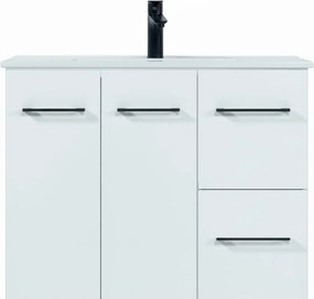 Mabo Lyra 100 MDF Base - Βάση Επίπλου Με Νιπτήρα (100x46) - MDF Λάκα Glossy 60
