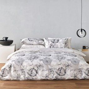 Μαξιλαροθήκες Onirico (Σετ 2τμχ) White-Black Kentia 50Χ70 100% Βαμβακοσατέν