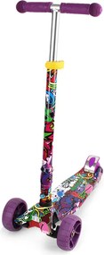 Πατίνι Παιδικό Σκούτερ 2 σε 1 - "Croxer Evo" purple graffiti