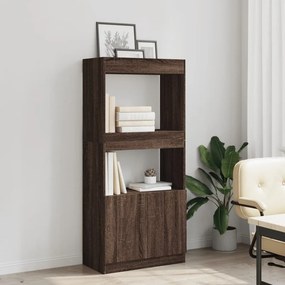 vidaXL Ντουλάπι Καφέ Δρυς 63x33x140 εκ. από Επεξεργασμένο Ξύλο