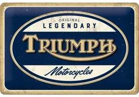 Μεταλλική πινακίδα Triumph - Legendary Motorcycles