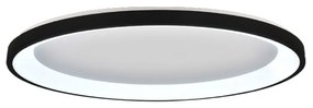 Πλαφονιέρα Οροφής D80x5cm LED 38W 3CCT 3800lm Μαύρο Μέταλλο-Ακρυλικό Inlight 42044-A-Black