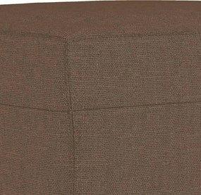 vidaXL Υποπόδιο Καφέ60x50x41 εκ. Υφασμάτινο