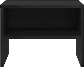 vidaXL Κομοδίνο 2 τμχ. Μαύρη δρυς 40 x 40 x 30 cm Επεξεργασμένο Ξύλο
